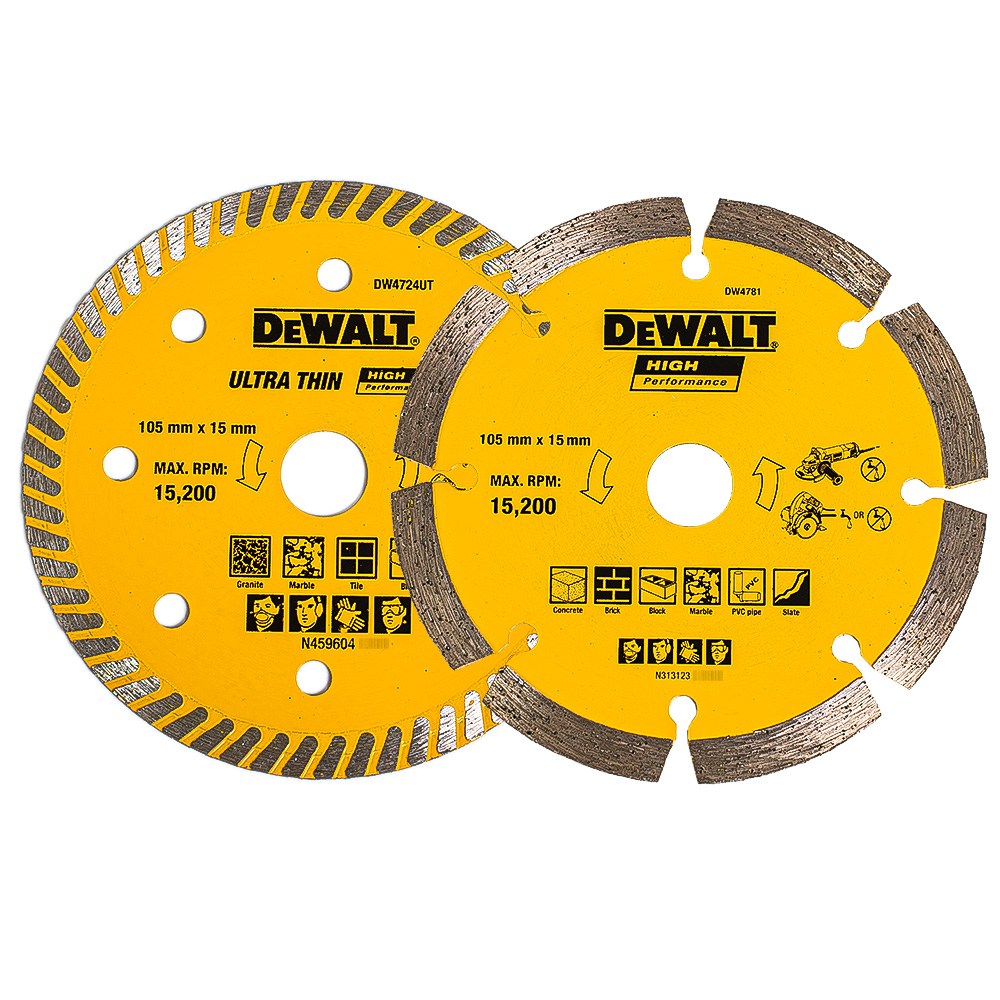 디월트 4인치 다이아몬드날 타일날 그라인더날 커팅 절단날, 1세트 16,250원