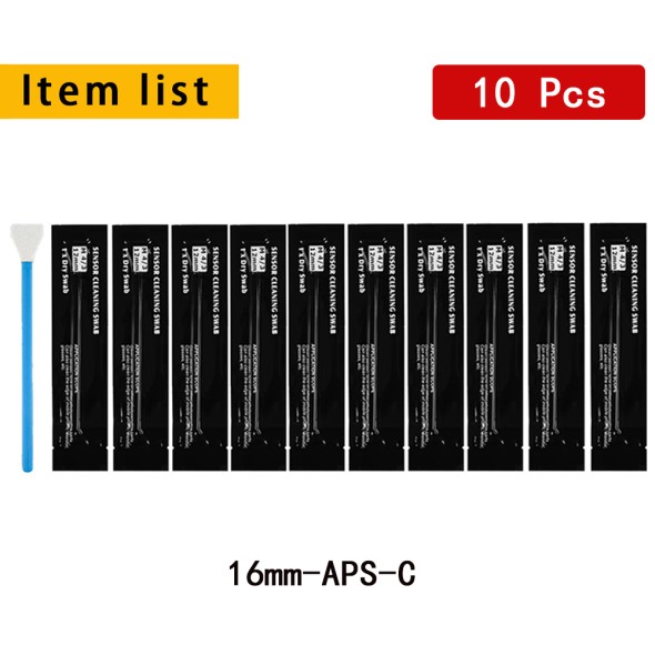카메라 MYOBO 전문 센서 청소 키트 디지털 CMOS 풀 프레임 APS C 클리너 면봉 브러시 10개 16,600원