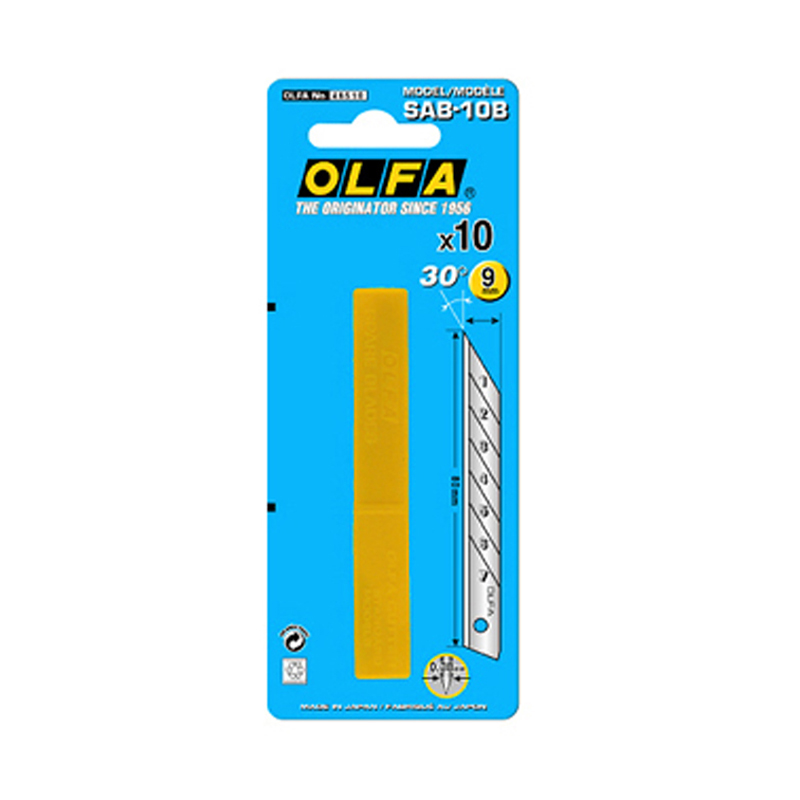 [OLFA]올파 SAB-10B 30도 커터날 9mm(10개입), 1개 7,840원