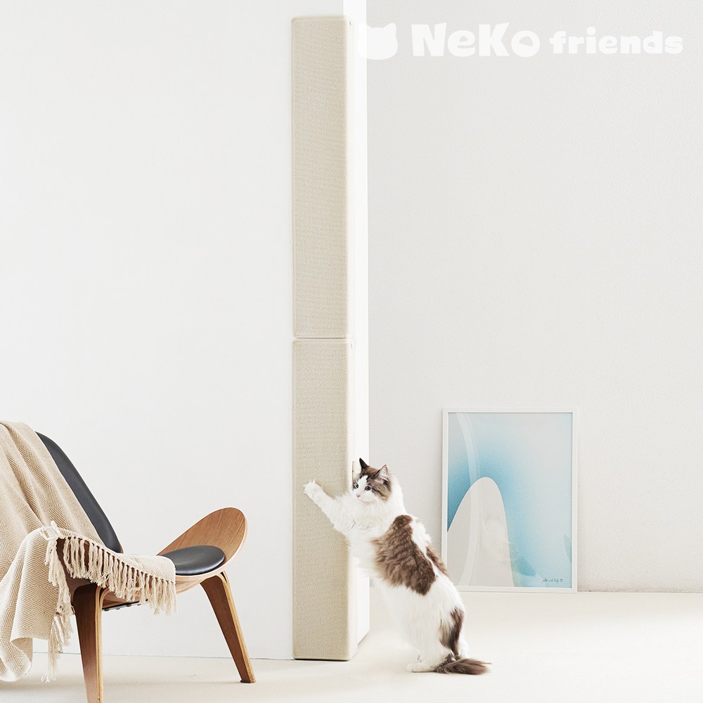 네꼬프렌즈 고양이 수직 스크래쳐 벽에 붙이는 스크래쳐 카페트 매트 28,900원