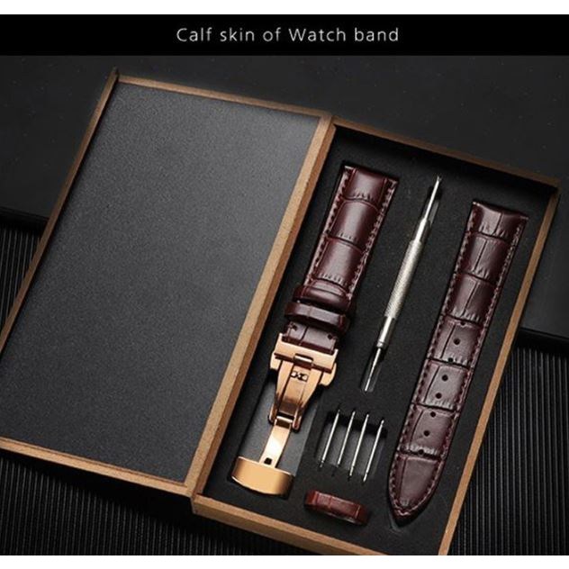 [공구세트 무료증정] 자동 디버클 소가죽 시계줄 갤럭시워치 교체가능 5color (16mm- 24mm) 16,900원