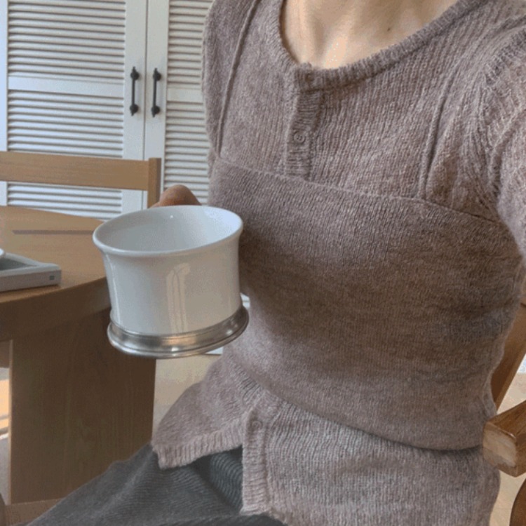 루어스룸 포엣 니트 레이어드 뷔스티에 가디건 세트 29,900원