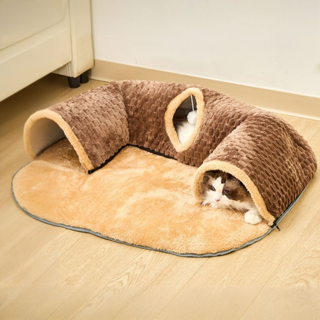 허그마이펫 고양이 보온 숨숨집 터널 하우스 29,900원