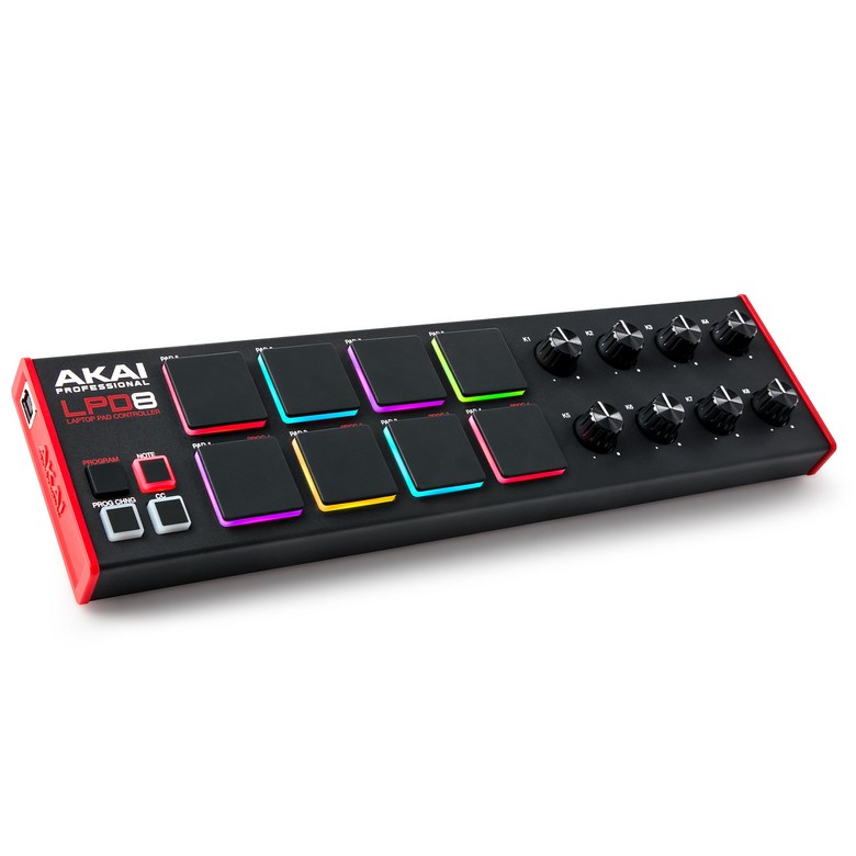AKAI Professional USB MIDI 패드 컨트롤러 MPC 드럼 패드 x 8 어사이너블 노브 x 8 탑재 음악 제작 소프트웨어 부속 MacWin PC 대응 LPD8 90,510원