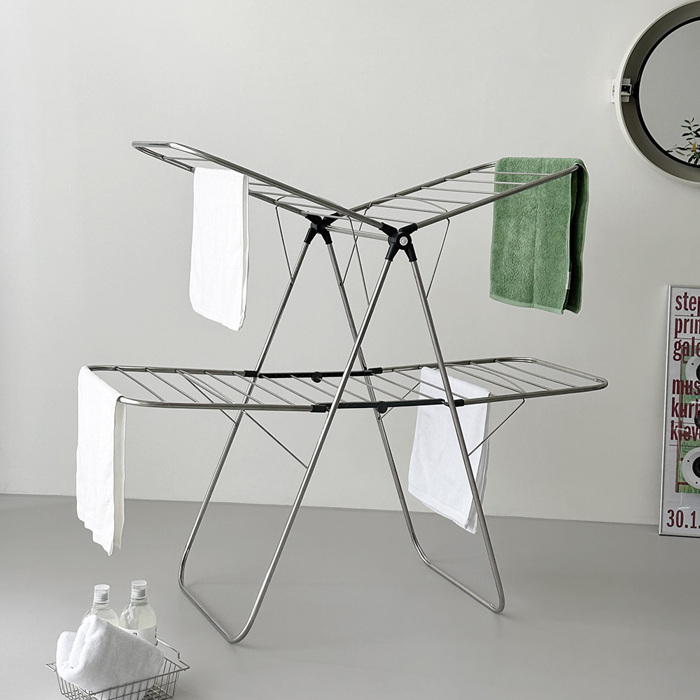 코시나 국내산 프리미엄 접이식 빨래건조대 4단 33,920원