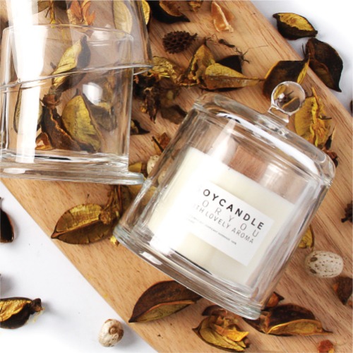 캔들바다 캔들용기 - 돔타입 클리어 (중,대) (210ml | 390ml), 대 390ml, 1개 7,000원