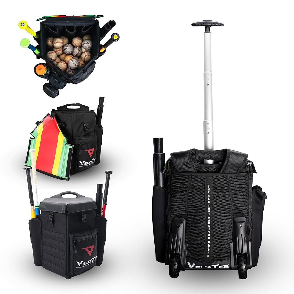벨로티 2.0 야구 및 소프트볼 배트백 코치백 배팅 티 조절 가능한 버킷 백팩 시트 428,000원