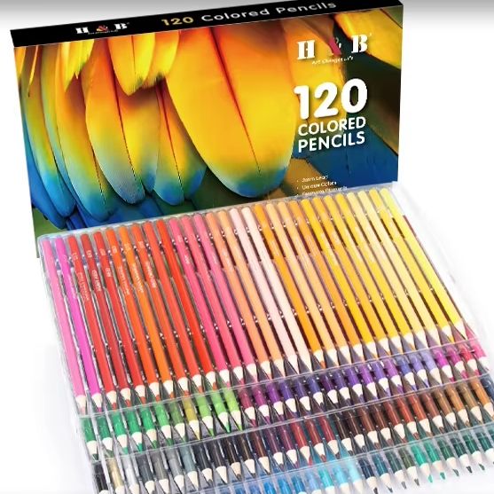 에이치비문화사 전문가용 유성 가방타입케이스 색연필 세트 72색 120색, 1개, 120종 32,880원