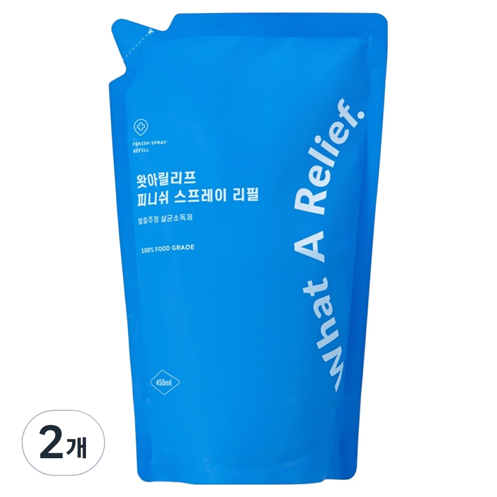 왓아릴리프 피니쉬스프레이 리필, 450ml, 2개 15,500원