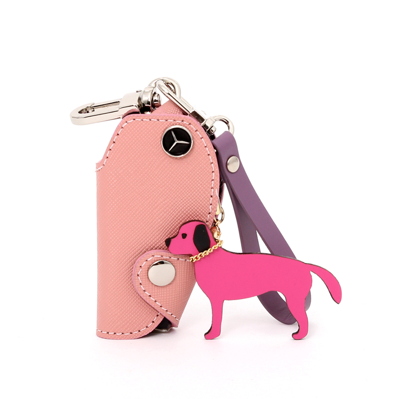 MATT 마뜨 벤츠(BENZ) 소가죽 스마트키 구형 키케이스 시리즈 [강아지줄&스트랩 포함], 사피아노(핑크)K54073_미각인 49,000원