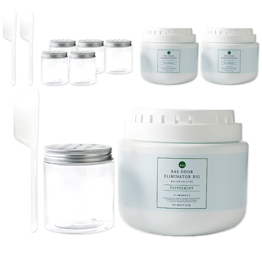 BAS 대용량 탈취제 빅 페퍼민트 향 본품 + 소분 용기 2p + 스쿱 세트 82,050원