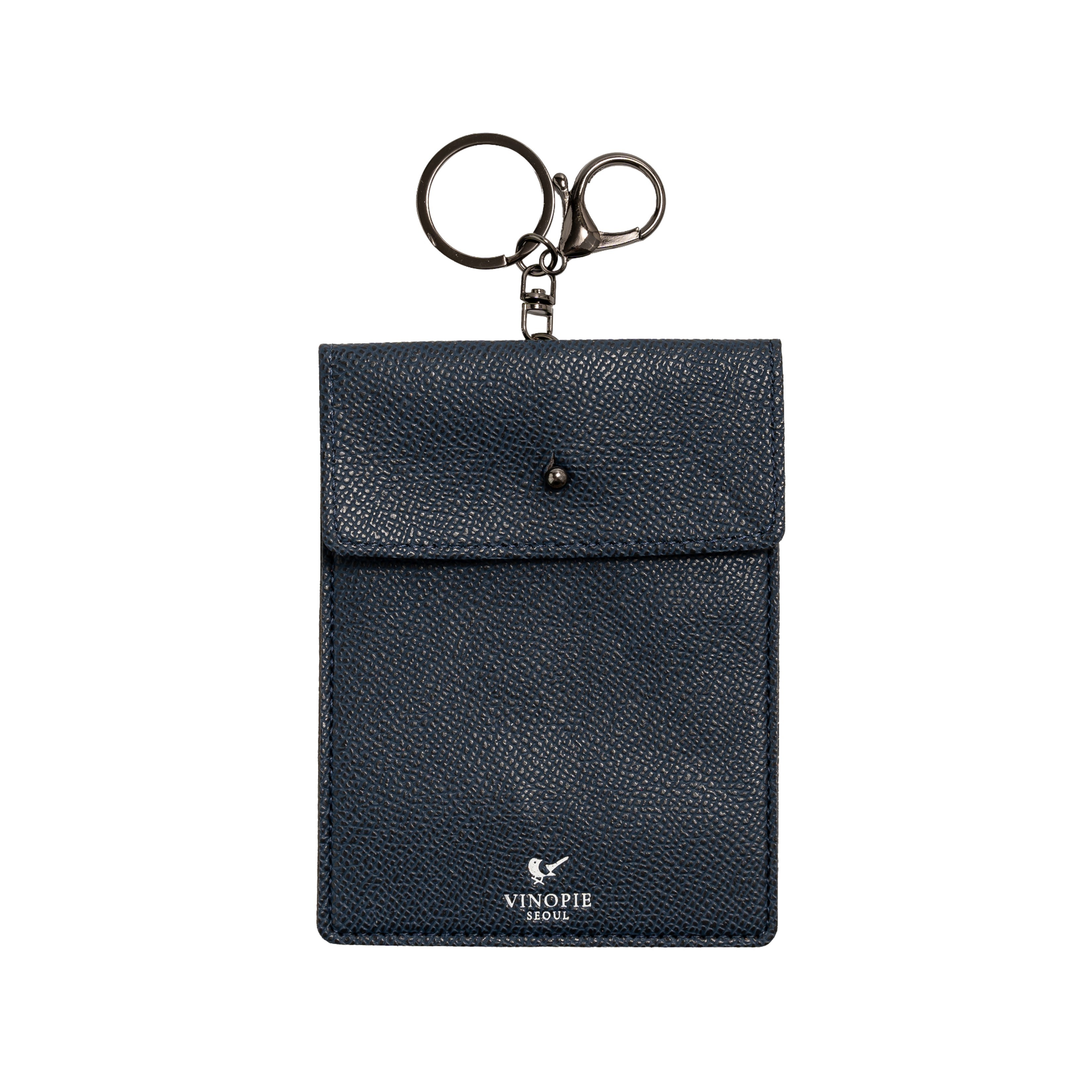 비노파이 레더 키링 파우치 라지 / 와인 악세사리 디스크 푸어러 휴대용 키링 가죽 파우치, 1개, 네이비 20,000원