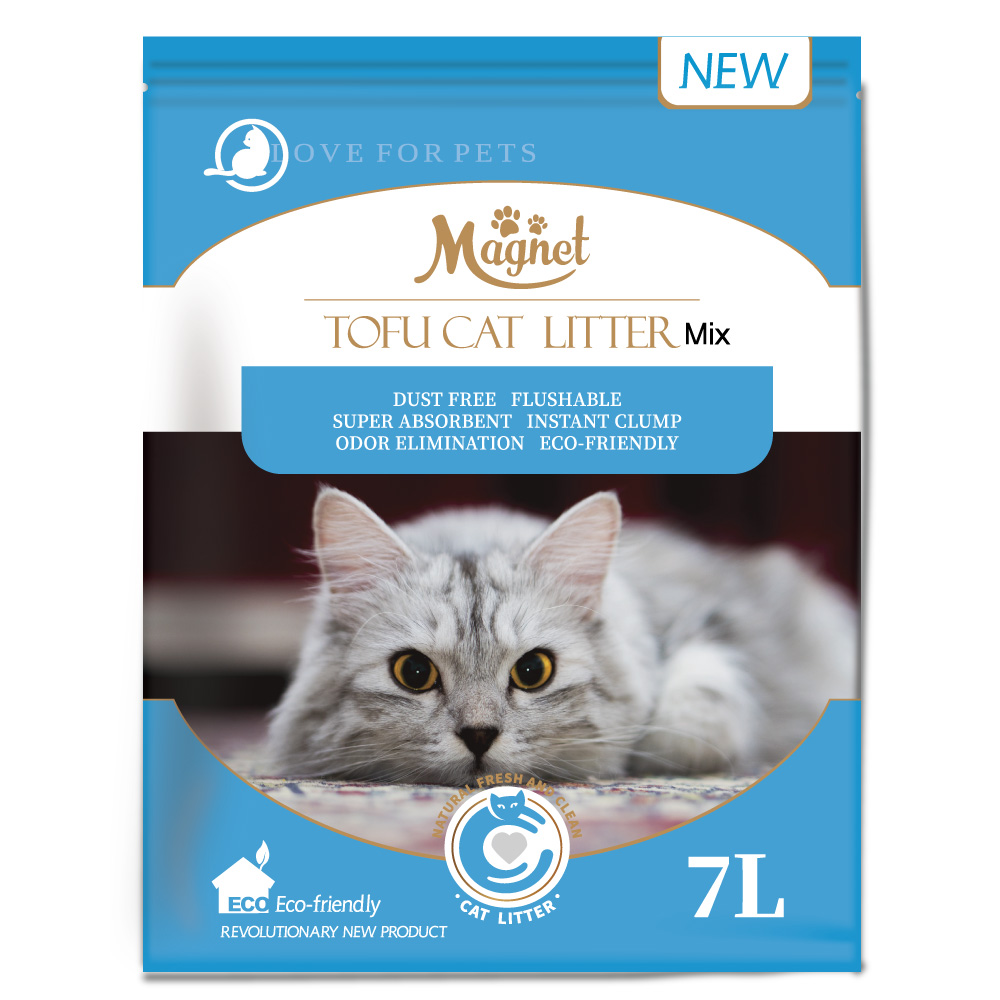 마그넷 고양이 두부모래 7리터 X 1ea /고양이모래 화장실 두부모래가는입자, 7L, 1개, 밀크향 5,500원