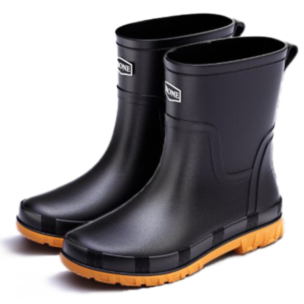 일상가 가볍고 발이편한 데일리 패션 미들 미끄럼방지 논슬립 경량 레인부츠 남성 장화 21,900원