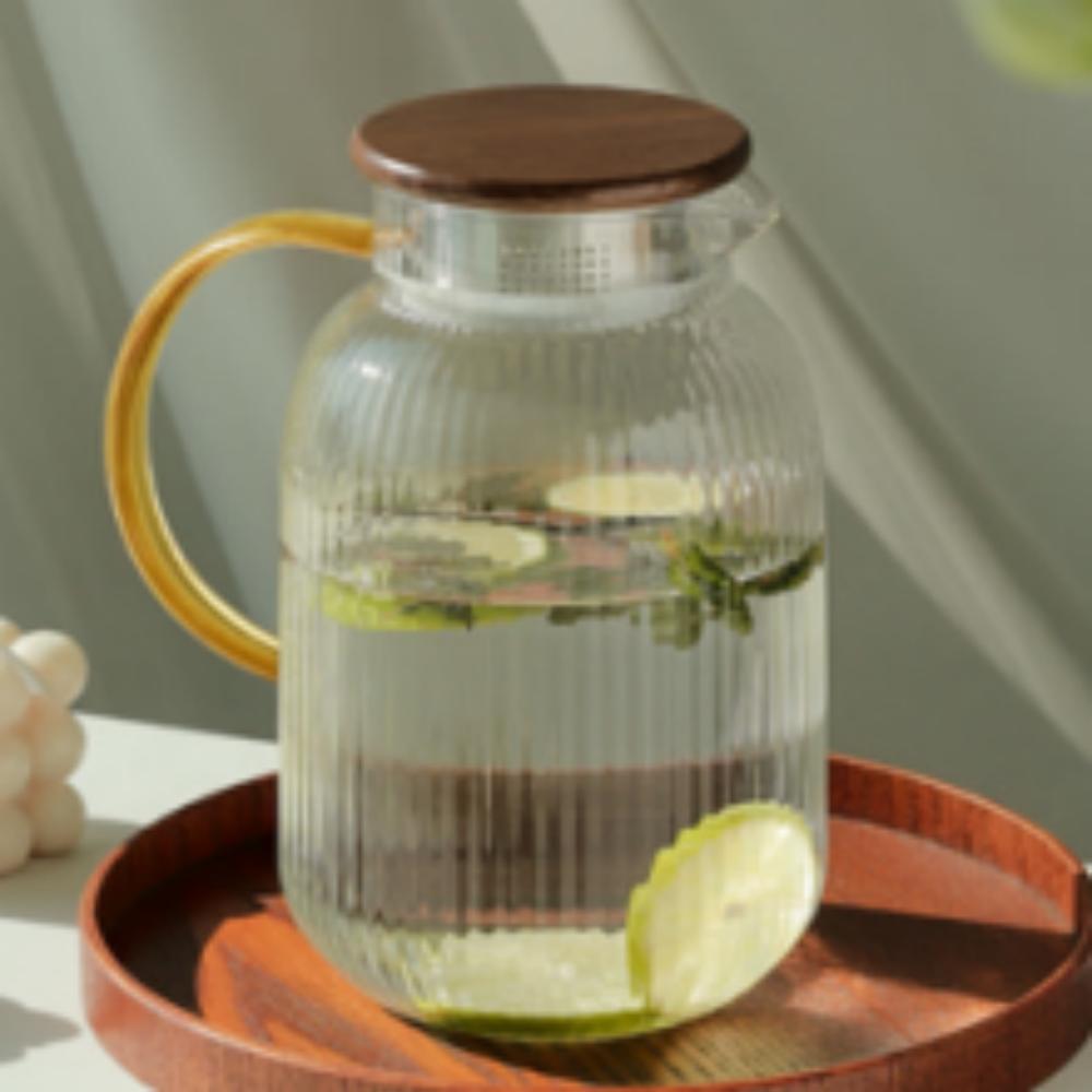 카페 업소용 냉장고 예쁜 내열 유리 물병 저그 1.5L 21,400원