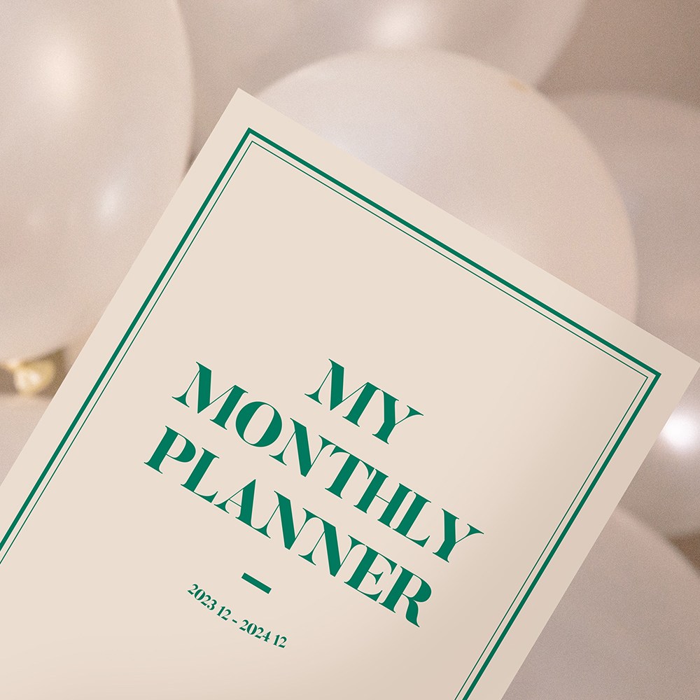 보아스넷 2024년 클래식 감성 먼슬리 플래너 월간 연간 스케줄 일정관리 노트 다이어리 A4 19,490원