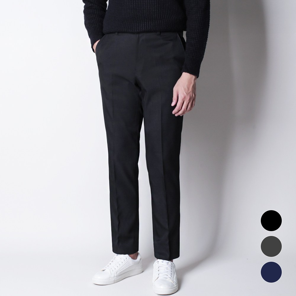 [디아웃핏]남성 프리미엄 히든밴딩 슬랙스 기본핏 테이퍼드 스판 링클프리 사계절 간절기 남자 정장바지 팬츠 39,900원