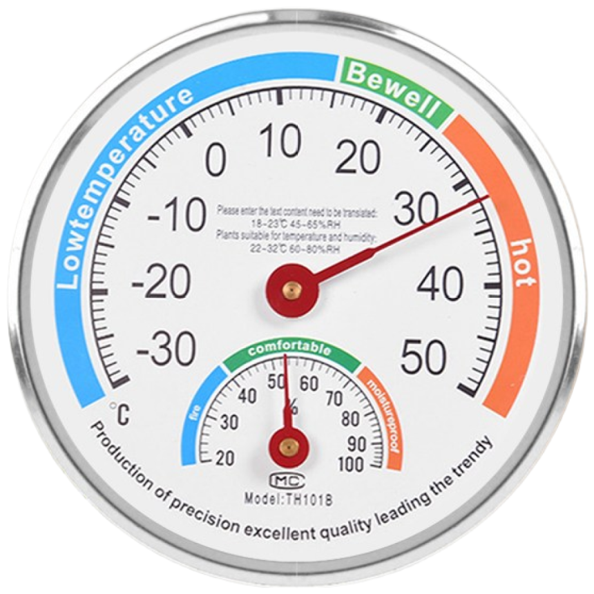 원형 온습도계 A타입, 2개, 혼합색상 8,000원