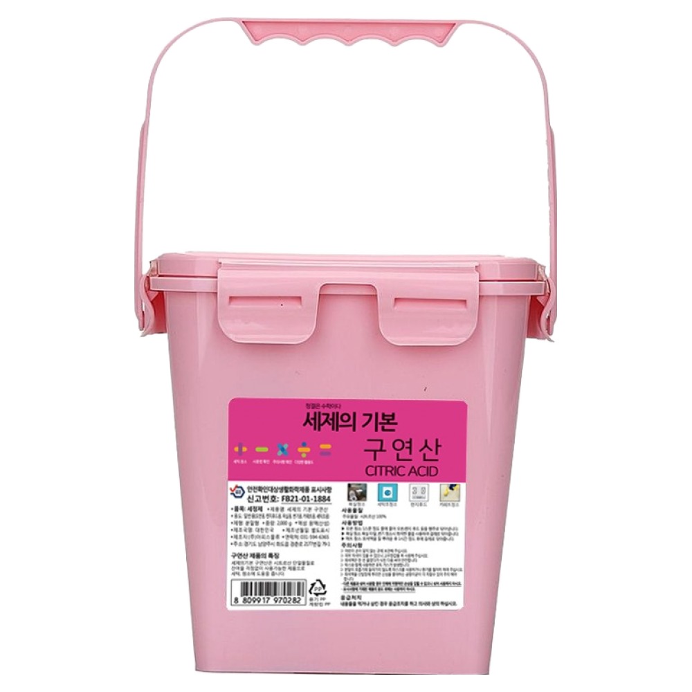 세제의기본 구연산, 2kg, 1개, 현재가 10,780원