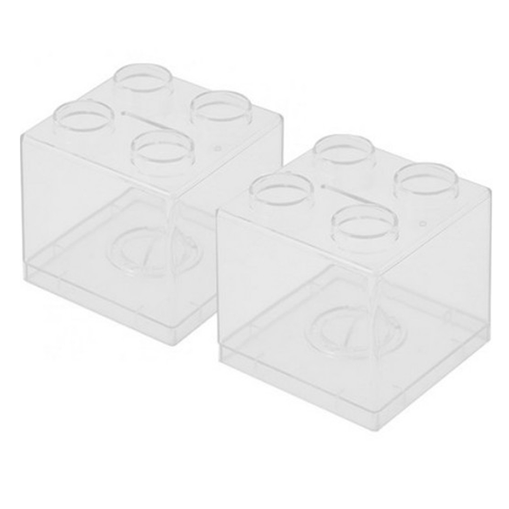 만들하비 아크릴 블록 인테리어용 큐브 저금통, 화이트, 2개 9,500원