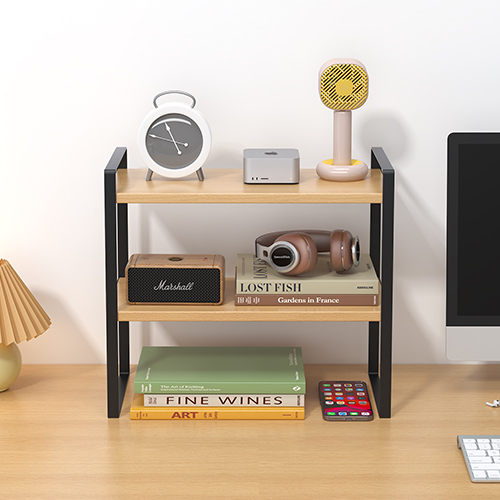 소하임 책상정리 선반, 블랙, 2단 13,500원