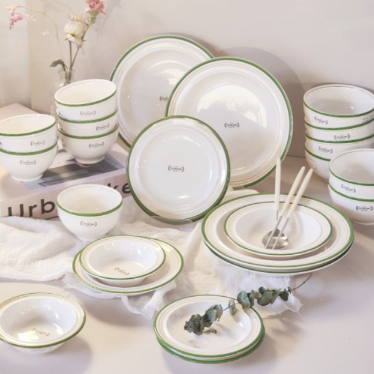 시라쿠스 메이플 코지6인 24p 식기그릇세트 홈세트 7컬러, 코지그린, 1개, 현재가 249,900원