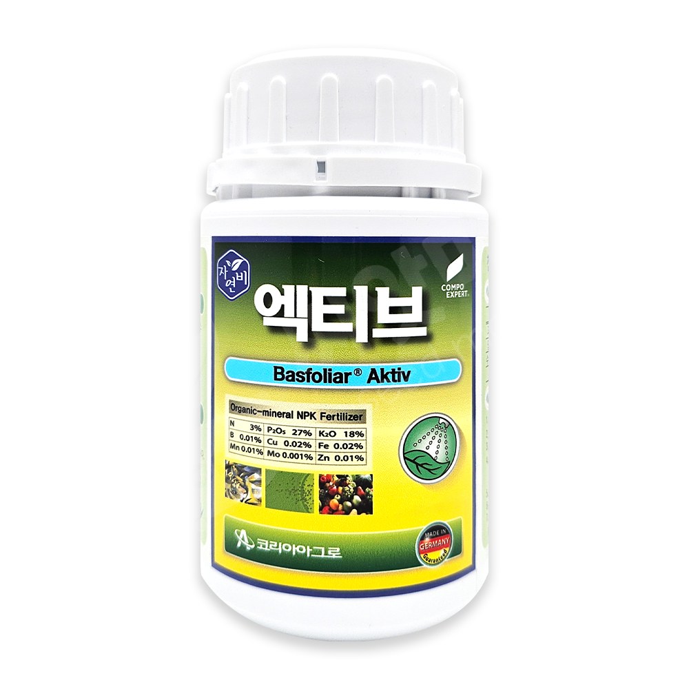 코리아아그로 엑티브 200ml 뿌리발근제 구근 비대 생육활성제 식물영양제 21,350원