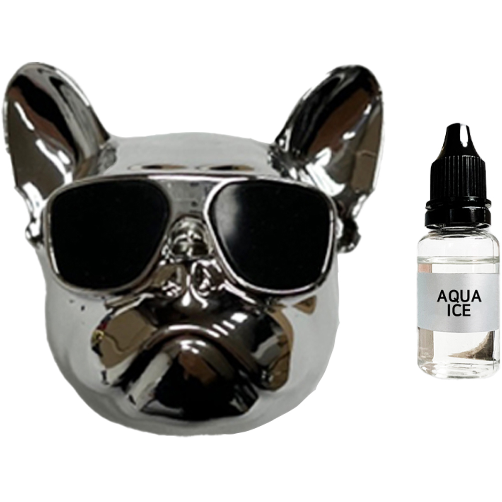 엠퓨처 차량용 불독 방향제 실버 + 오일 15ml + 클립 3cm + 오일솜 세트 11,020원