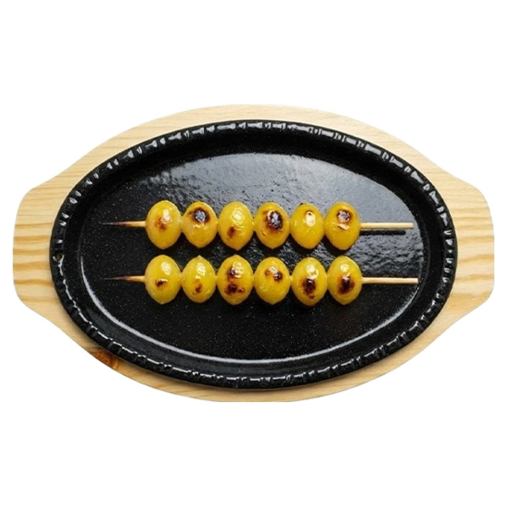 리빙메이트 법랑코팅 무쇠주물 타원 스테이크판 + 원목받침 세트, 혼합색상, 1세트 10,040원