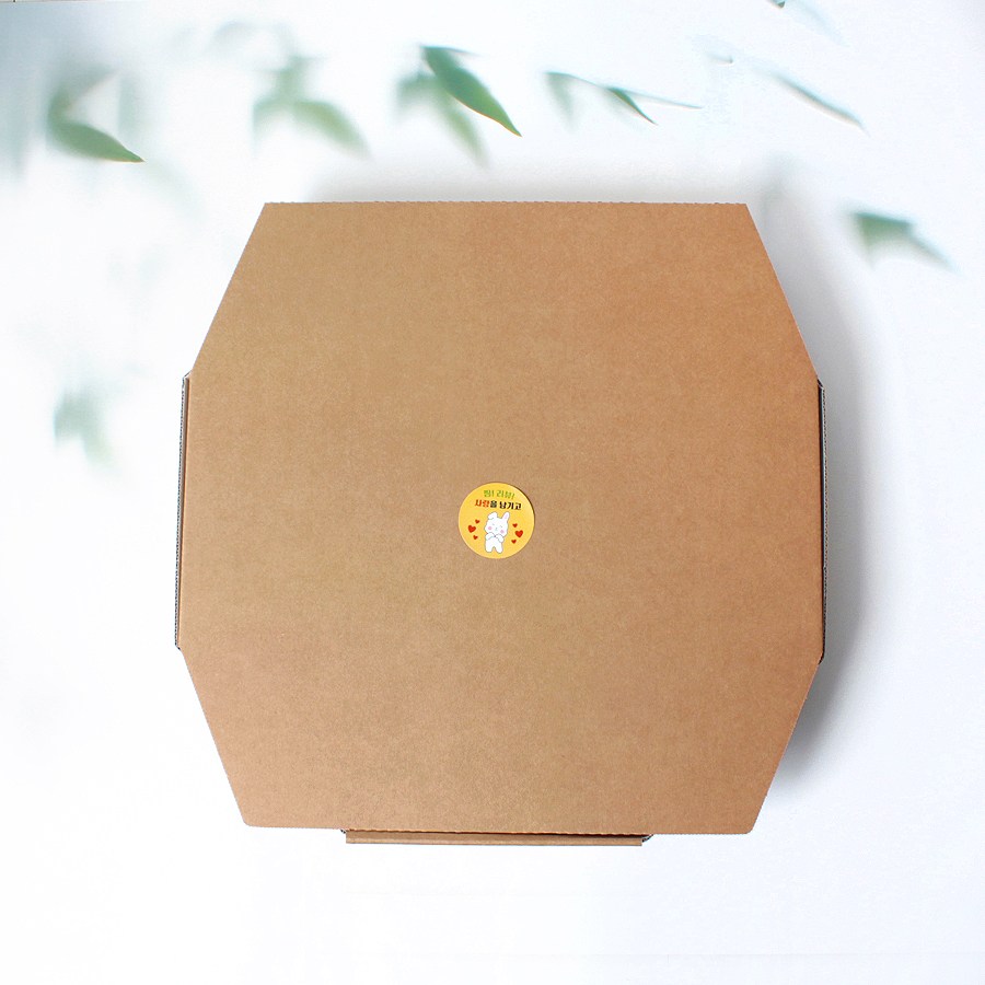 KLB무지피자12인치 팔각 피자포장박스 종이박스 배달 테이크아웃용 [100개] 47,300원