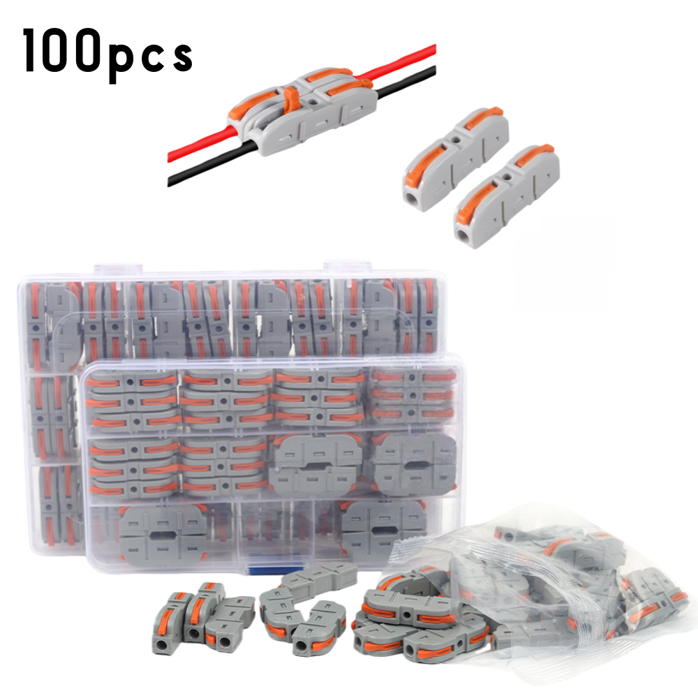 준성유통 전선 연결 와이어 커넥터 전기케이블 직결형 레버형 연결단자 갈색 18,990원