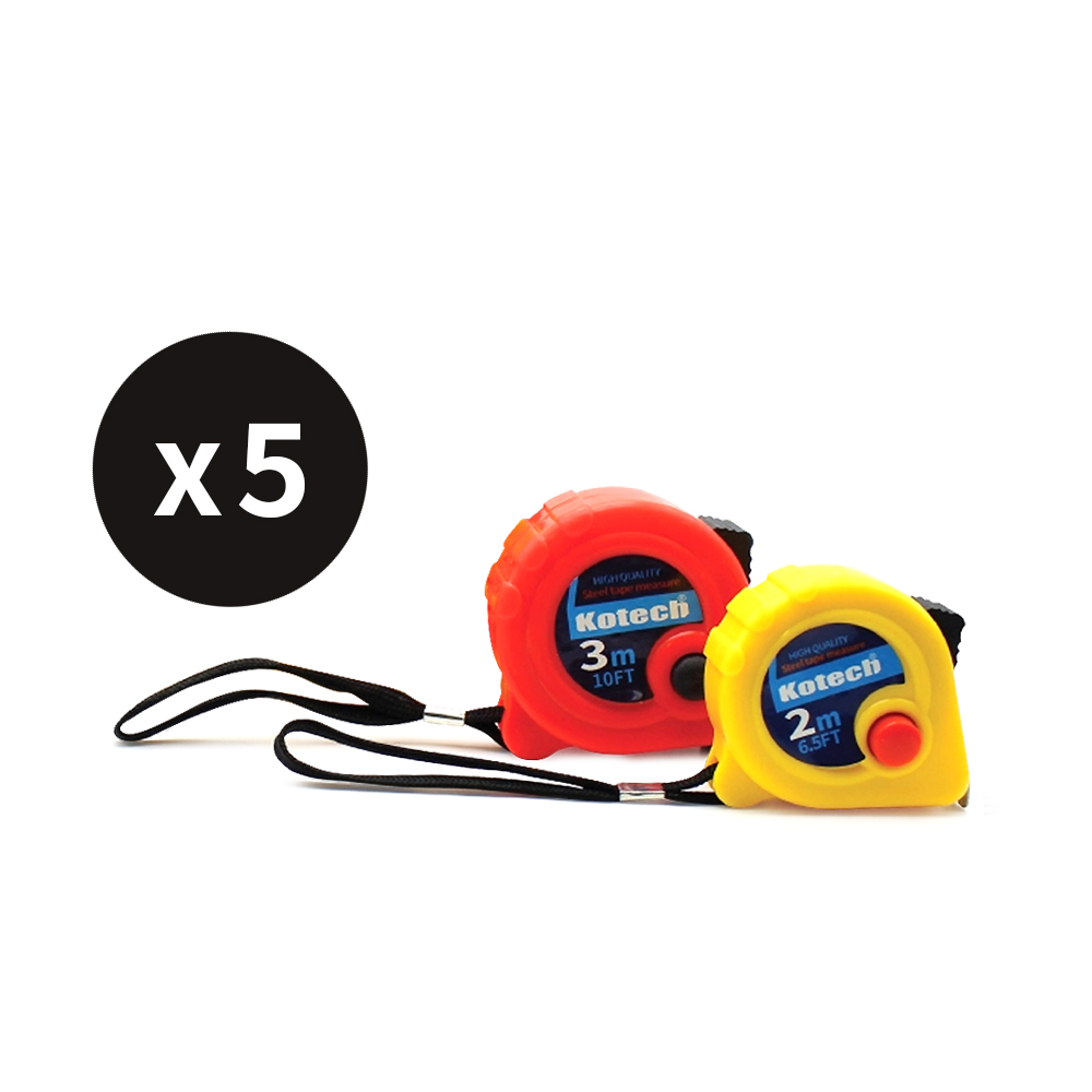 코텍 줄자 (2M/3M/5M 택1) 미터 인치 피트 측정 다기능줄자 9,150원