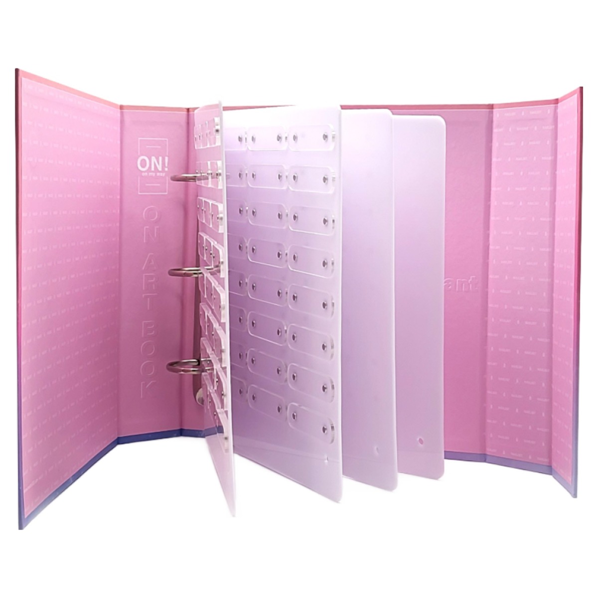 신제품 할인 [유백색자석속지]온박스 네일아트북 컬러차트북 아크릴차트판 팁보관함, 1개 99,000원