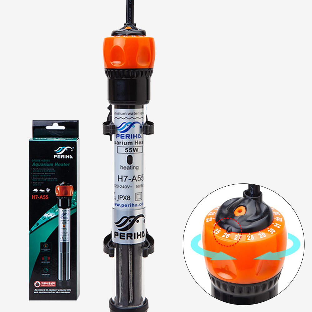 Periha 페리하 아쿠아리움 고급형 어항용 히터 55w 24,000원