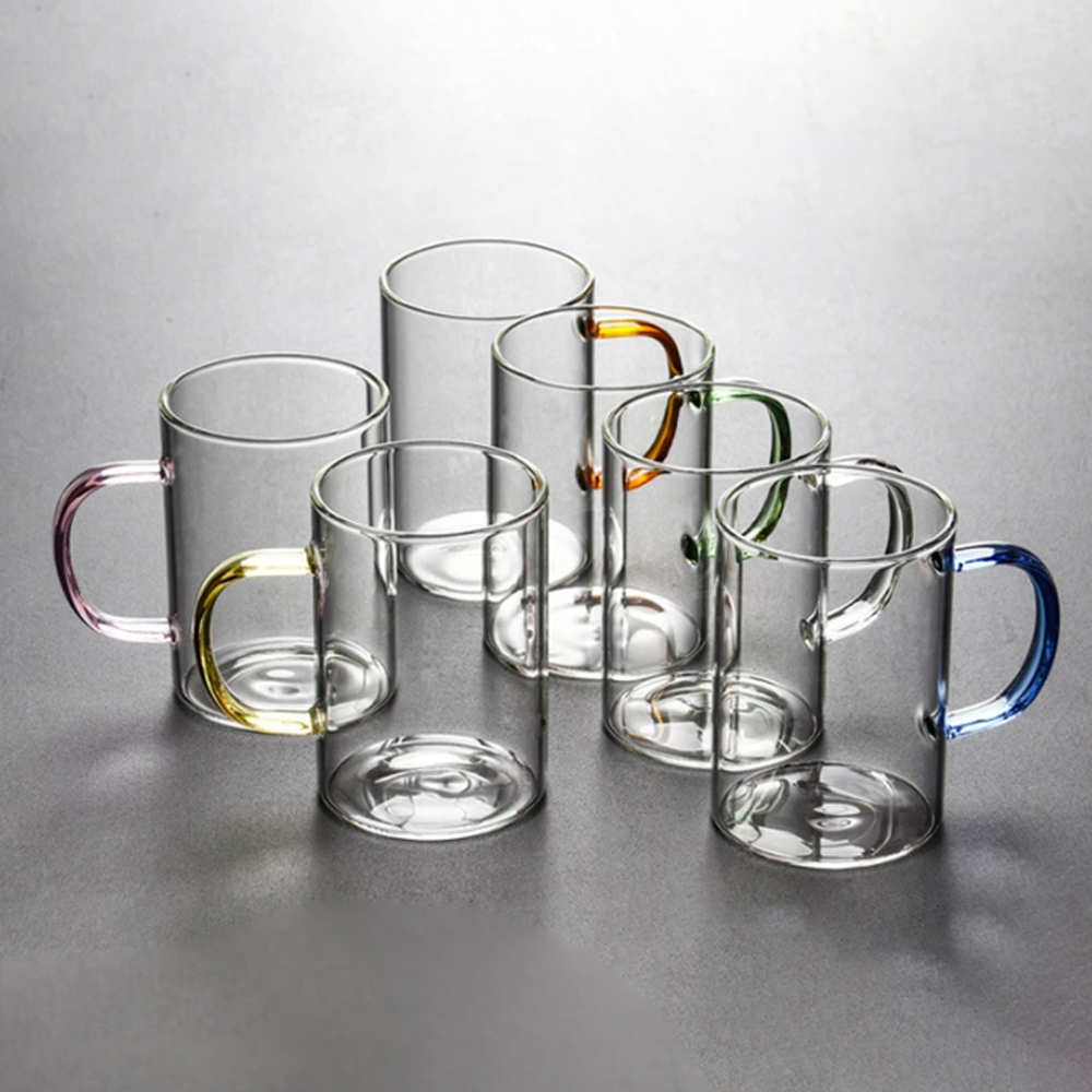 앞날창창 홈카페 아이스 커피 내열 유리 머그컵 300ml 6종, 혼합색상, 1세트 15,790원