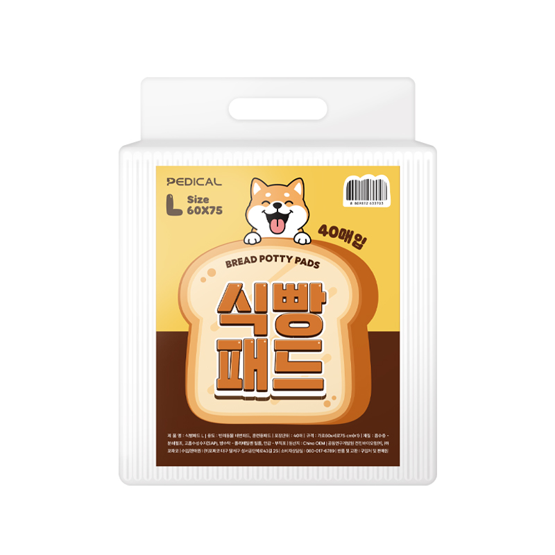 식빵패드 강아지 가성비 배변패드 (대형), 1개, 40개입 12,380원
