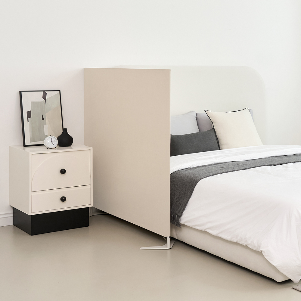 까사마루 이브 스탠드형 가림막 파티션 1200 x 25 x 1200 mm 32,220원