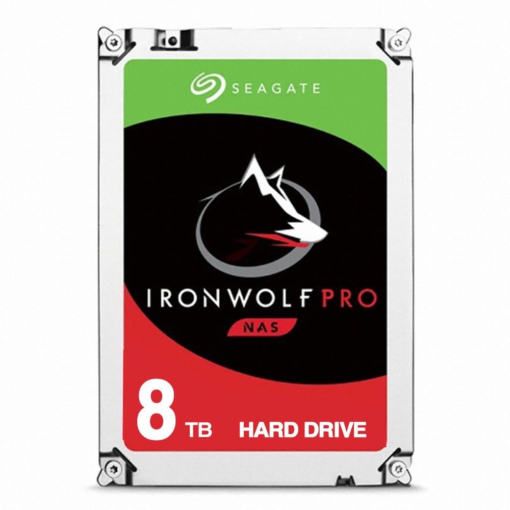 씨게이트 Seagate IronWolf Pro 8TB (ST8000NT001) - NAS용 (구모델 ST8000NE001) 529,000원