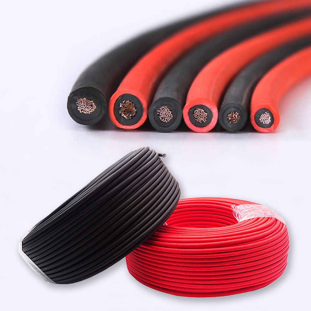 우리파파 태양광 전선 태양열 솔라 케이블 PV1-F 와이어 2.5SQ 4SQ 6SQ 10SQ 16SQ (1M 단위) 3,380원