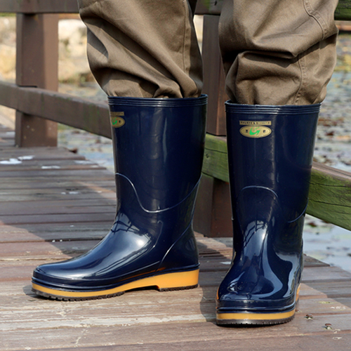 조은산업 미끄럼방지 안전장화 안티슬립 J-06 남성용 블루 39,000원