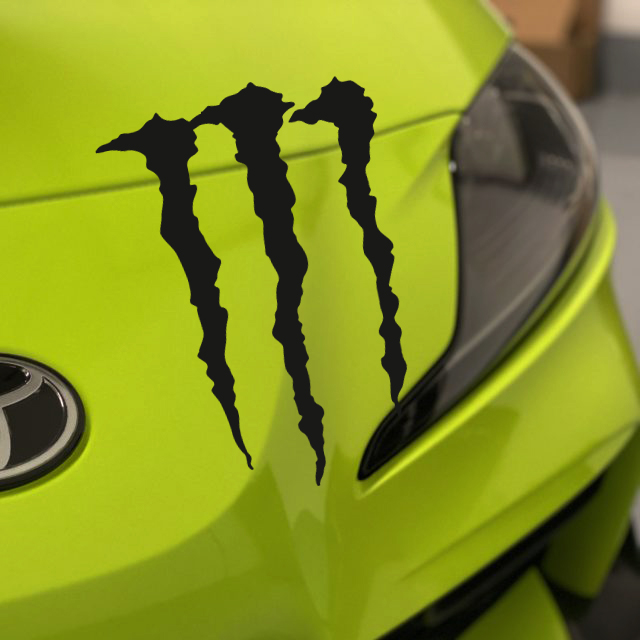 몬스터 발톱자국 스티커 흠집 스크래치 커버 가림, 1개, 라지x흰색 5,000원