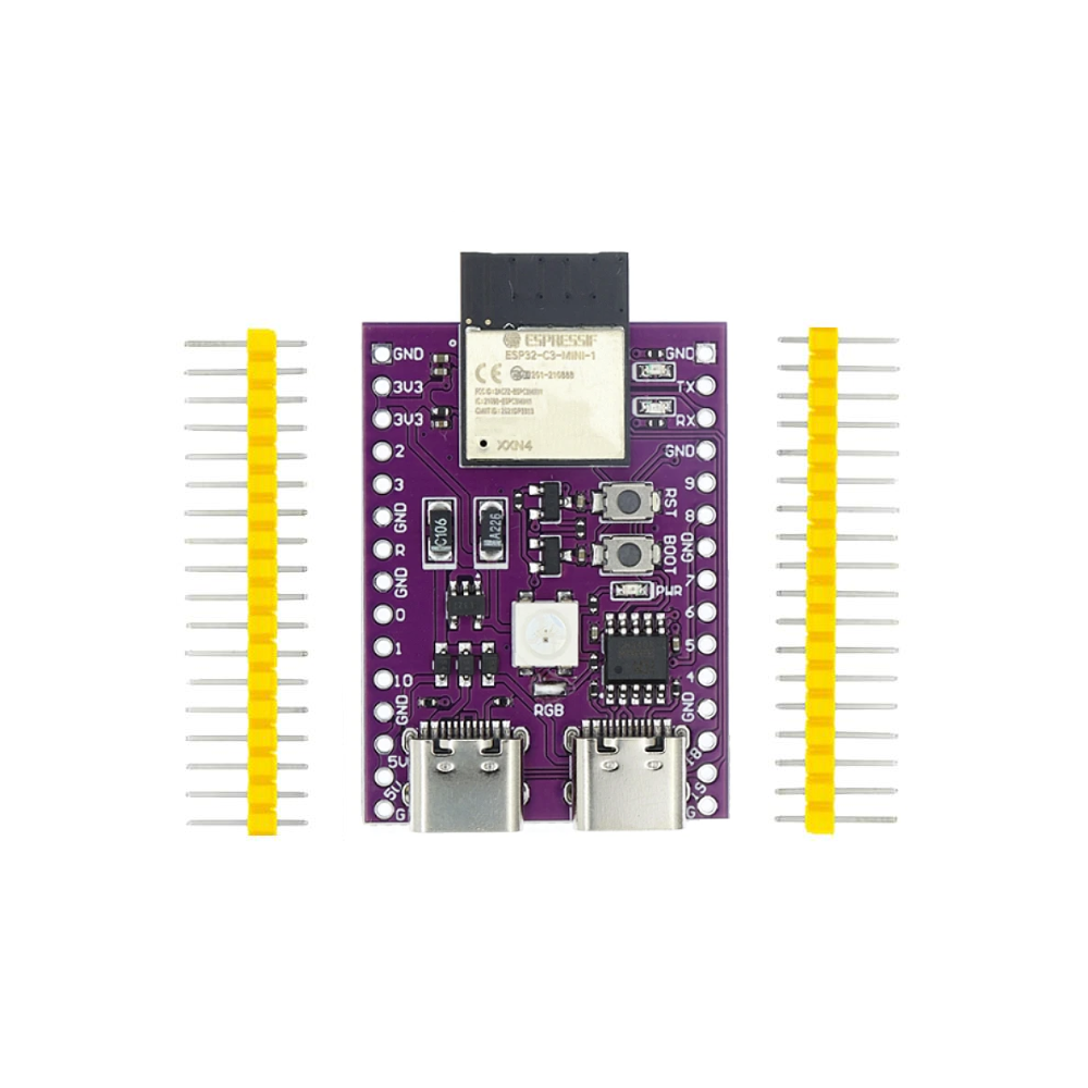 ESP32C3 Mini 개발 보드 듀얼 USB C 타입, 1개 11,400원