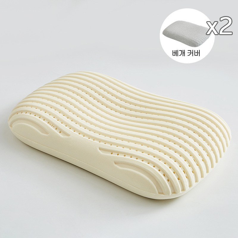 NUNUHANA 땅콩형 천연라텍스 경추 베개 DM76 49,800원