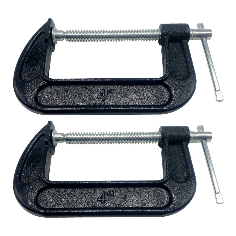 C형 클램프 4인치 105mm G형 목공용, 2개, 현재가 10,500원