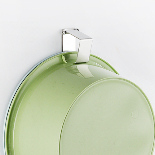 무타공마켓 프리미엄 스텐 대야걸이 욕실 다용도 홀더, 실버, 1개 14,040원