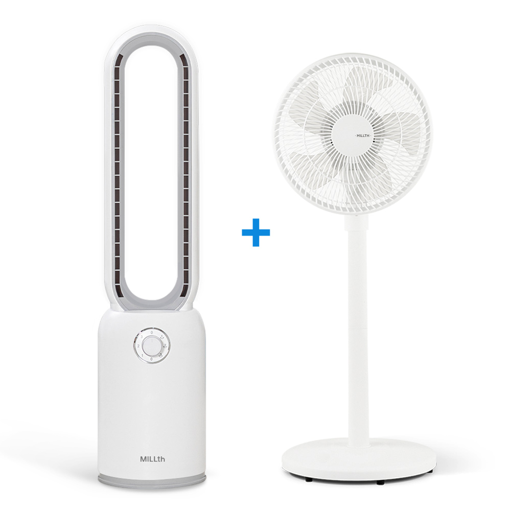 쿠안전자 저소음 날개없는 타워형 선풍기 다이얼방식 113,700원