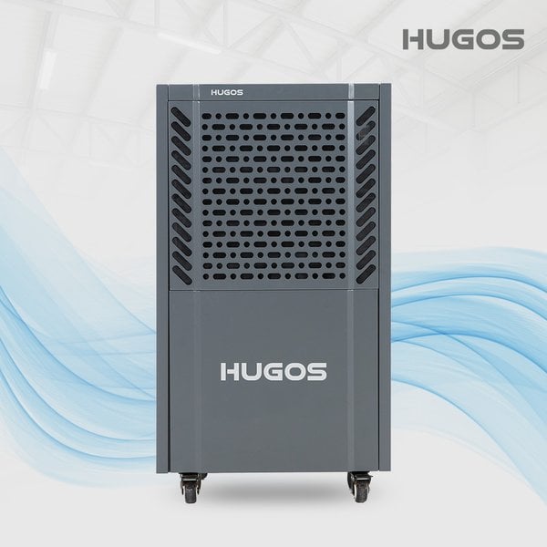 휴고스 고효율 업소용 대용량 100L 컴팩트 창고 이동식 제습기 (예약설정/연속배수/LED패널) 468530 913,800원