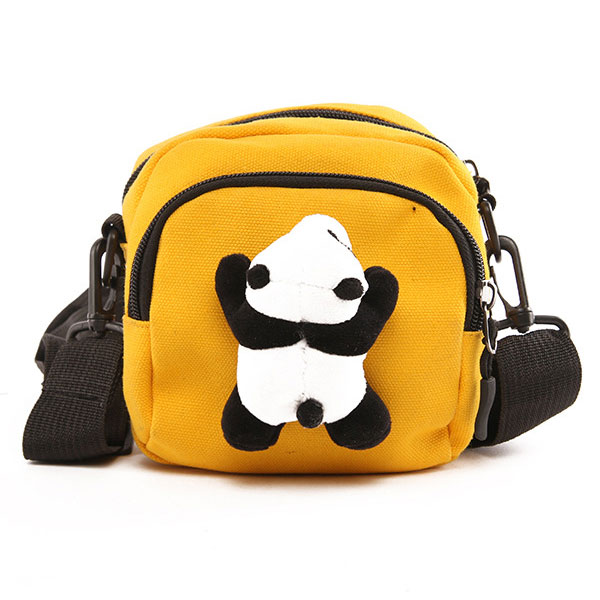 그린코코 팬더곰 뱃지 미니 크로스백 캔버스 가방 9,900원