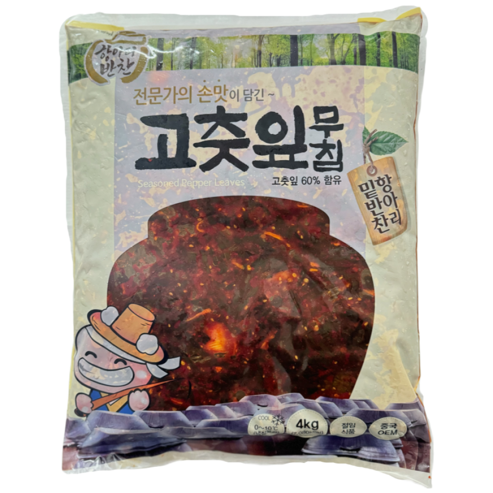 항아리반찬 고춧잎무침, 4개, 4kg 71,890원