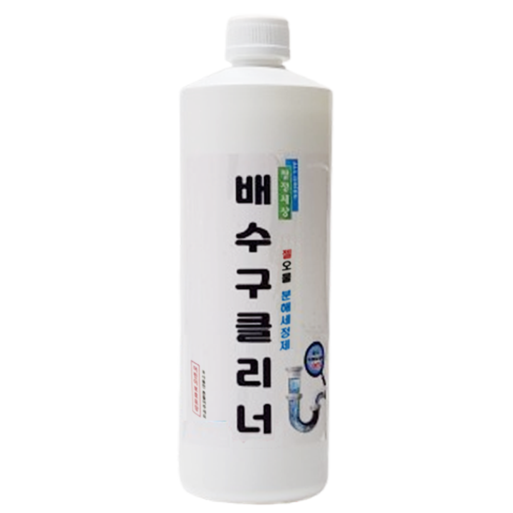 청정세상 세면대 배수관 막힘 배수구 클리너, 1개, 1kg 13,900원